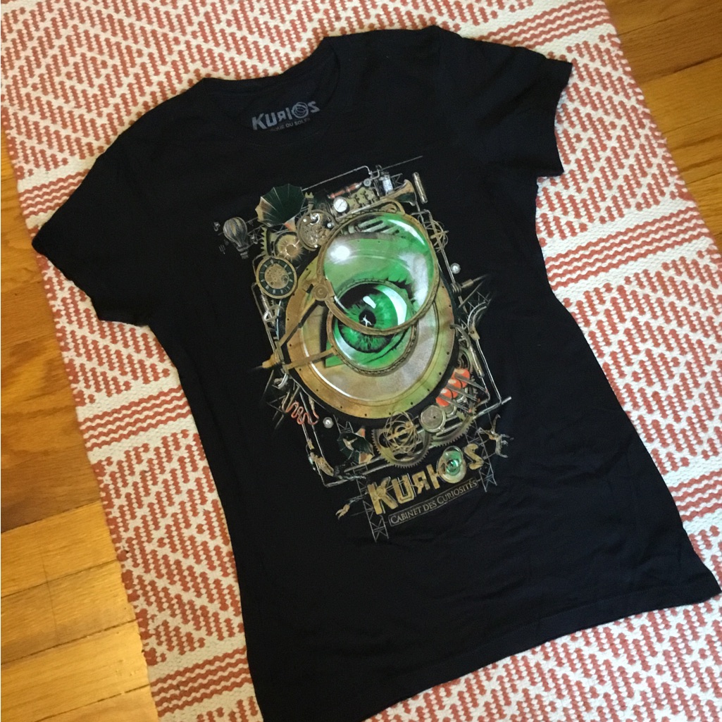 Kurios By Cirque Du Soleil Black Graphic Tee